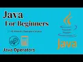 10 Java for beginners Java Operators Arithmetic Operators Sinhala