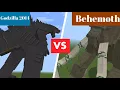 Lagu Godzilla 2014 VS Behemoth Minecraft Battle