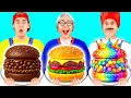 Lagu Me vs Grandma Cooking Challenge | Awesome Kitchen Tricks