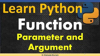Function with Parameters and Arguments Learn Python