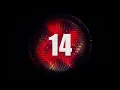 20 second countdown with rainbow stars - copyright free