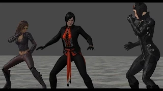 catwoman and talia vs lady shiva