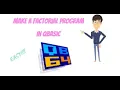Make a Factorial Program In QBasic