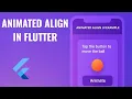 Flutter AnimatedAlign Tutorial Smooth Ball Movement Animation Flutter UI Animation 2025