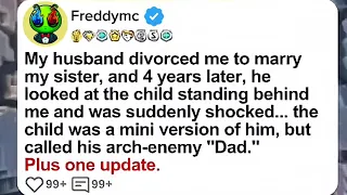My husband divorced me to marry my sister, and four years later, he looked at the child...