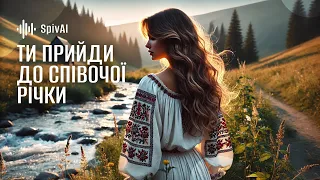 SpivAI Ти прийди до співочої річки Романтична версія 