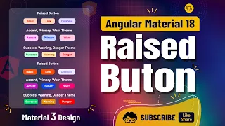 Angular 18 Stylish Raised-Toggle in Angular Material tutorial Material 3 Design
