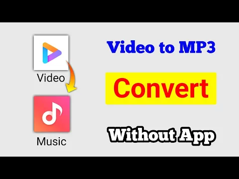 Download MP3 Video ko MP3 me Convert Kaise Kare | video to mp3 without app