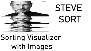 Steve Sort Sorting Visualizer with Steve Jobs Image Python PyGame