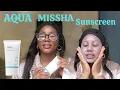 Review on Aqua Missha all-around safe block sunscreen SPF 50 sunscreen for oily skin