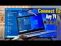 How to Connect Laptop to Any TV Wirelessly Without MI