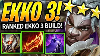 RE-ROLL EKKO 3 BUILD in Ranked - Set 16 Meta TFT 16 5 Comps Teamfight Tactics Guide