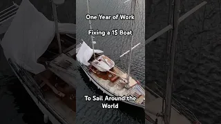 1 Year of Work on a 1$ Boat