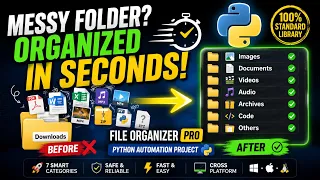 I Built a Python File Organizer That Cleans Your Messy Downloads Folder in Seconds Python Project