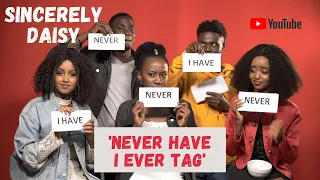 sincerely daisy cast play never have i ever tag