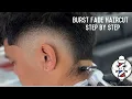 EASIEST BURSTFADE ASMR Barber Tutorial