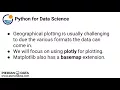 Python for Data Science and Machine Learning Bootcamp Introduction to Geographical Plotting