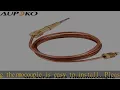Aupoko Universal Gas Thermocouple 27 5 Direct Vent Fireplace Thermocouple Flame Failure for BBQ G