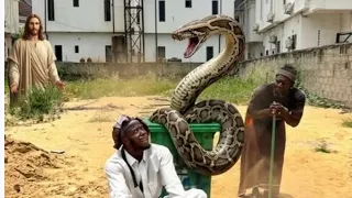 The giant python ll Markangelcomedy ft mumu police comedy 