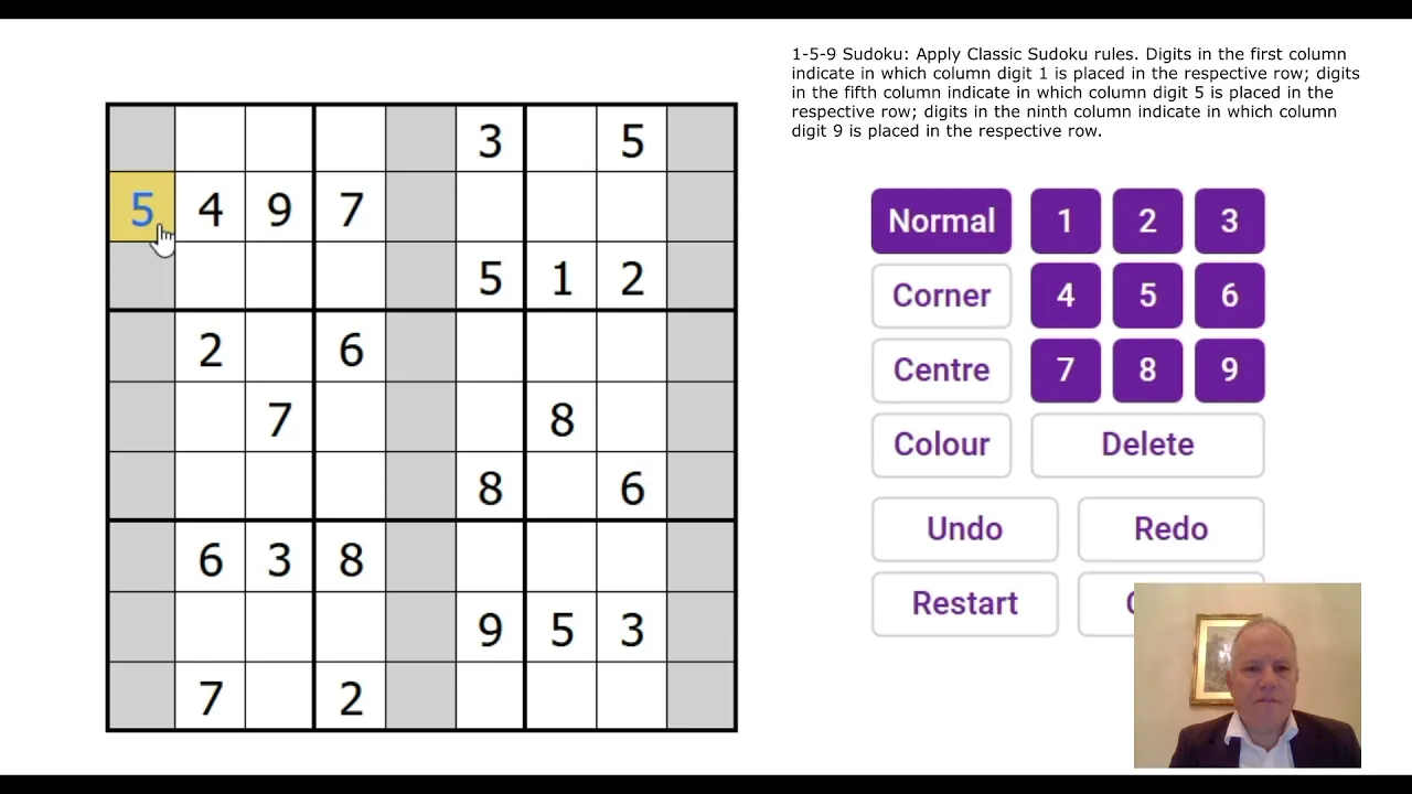 159 Sudoku - an unusual World Championship variant