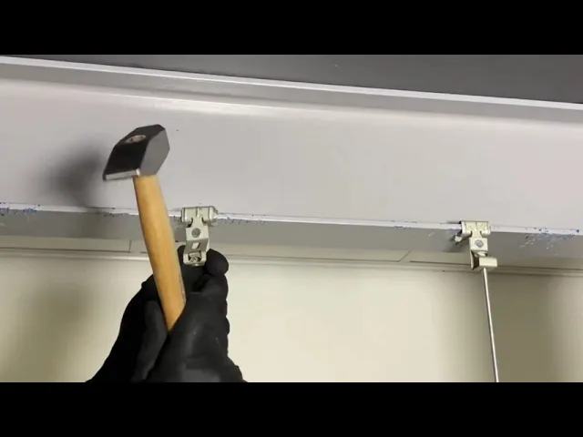 nVent CADDY H-TI/T Rod to Flange Clip And Rod Lock Spring Steel Rod Hanger to Flange Clip Installation