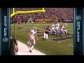 Dan Orlovsky Runs Out of the Back of the Endzone