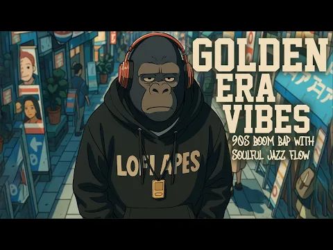 🐒 Golden Era Hip-Hop | Lo-Fi 90s Boom Bap Mix with Soul, Jazz, and Nostalgic Flows