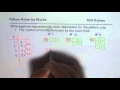 Write Algebraic Expression for the Description of Pattern Rule