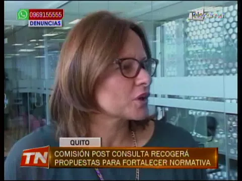 Comisión post consulta recogerá propuestas para fortalecer normativa