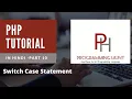 PHP Tutorial for beginners in Hindi part 10 - Switch Case Statement
