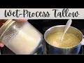 Odorless Tallow the EASY Way How to Purify Tallow Without Burning