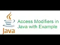 26 Access Modifiers in Java with Example