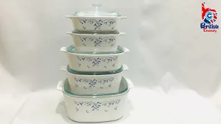 CORNINGWARE Pyroceram 10-pc Glass Cookware Set Corelle