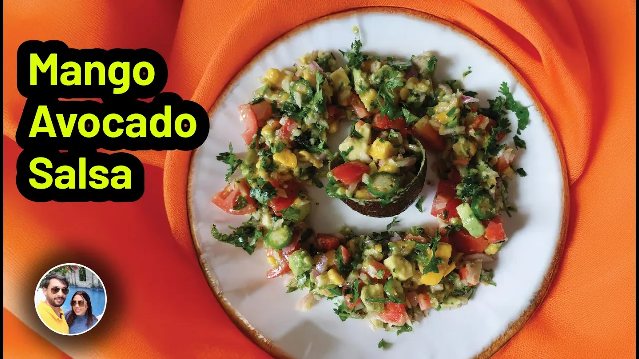 Mango Avocado 🥑 Salsa/how to make quick & Tasty Salsa/Mago Avocado Salsa