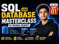 SQL Database Masterclass Day 1 Introduction to SQL Databases SQL for Beginners