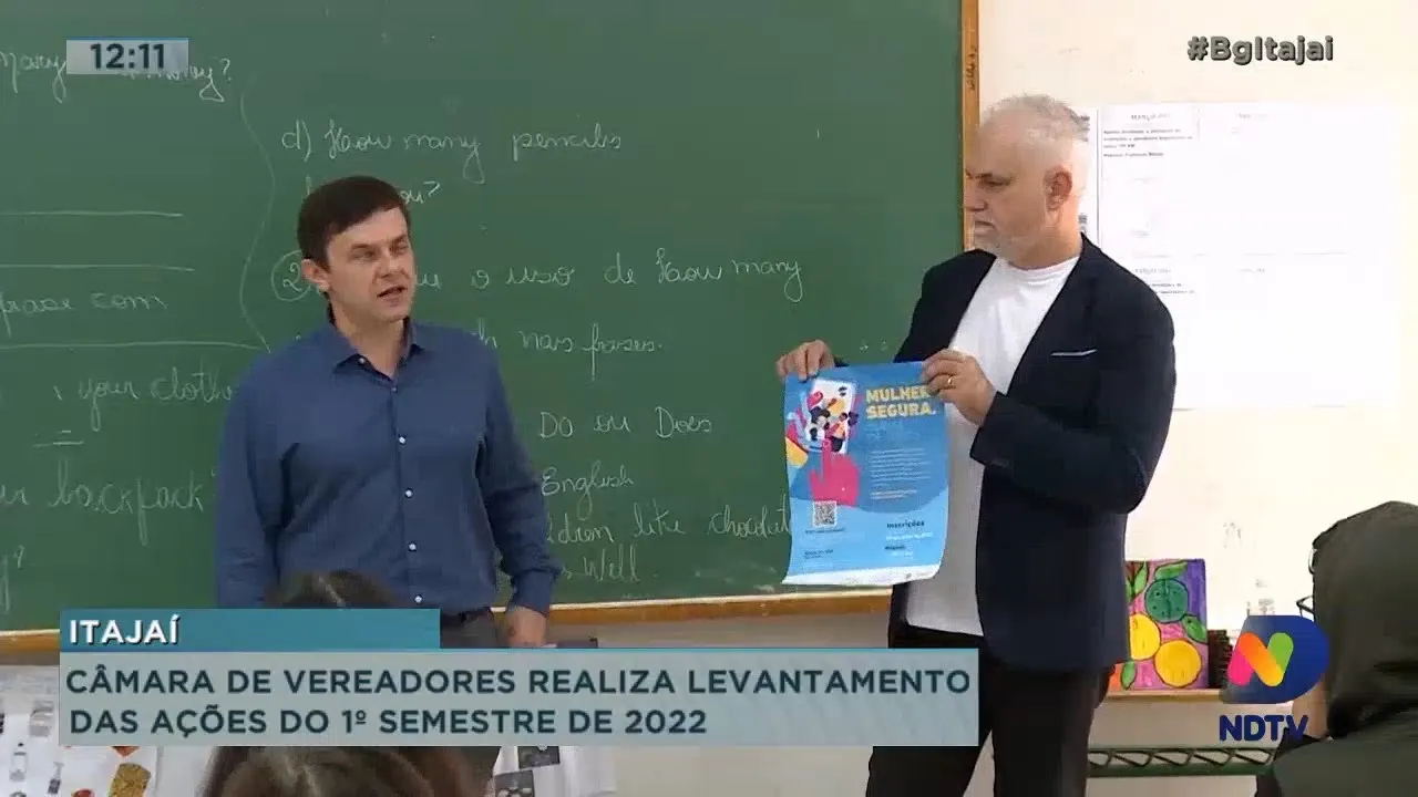 Câmara de Vereadores de Itajaí realiza levantamento das ações do primeiro semestre de 2022