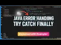 What is Try Catch and Finally in Java Exception Handling in Java
