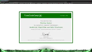 Day - JavaScript Algorithms and Data Structures Projects