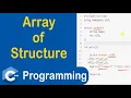 Array Of Structure in C C Programming