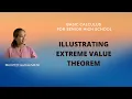 Extreme Value Theorem MAmiTEO teaches MATH