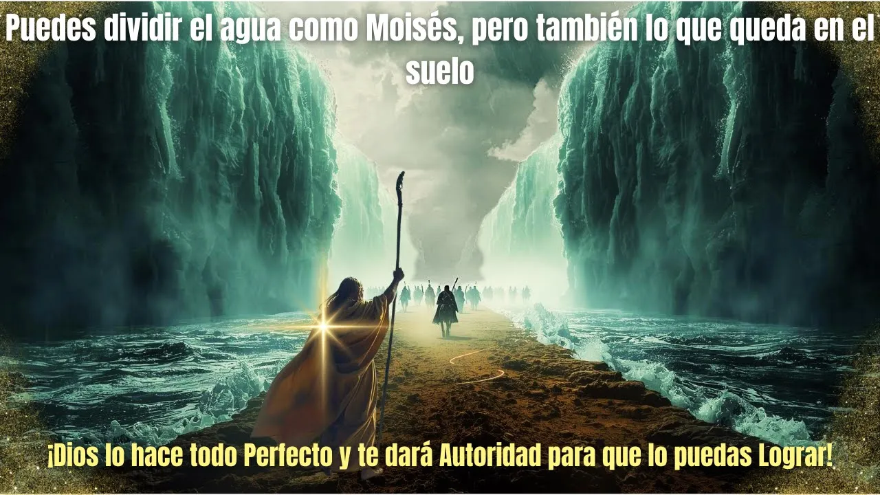 Puedes dividir el agua como Moisés, pero también lo que queda en el suelo    #evangelio #predica