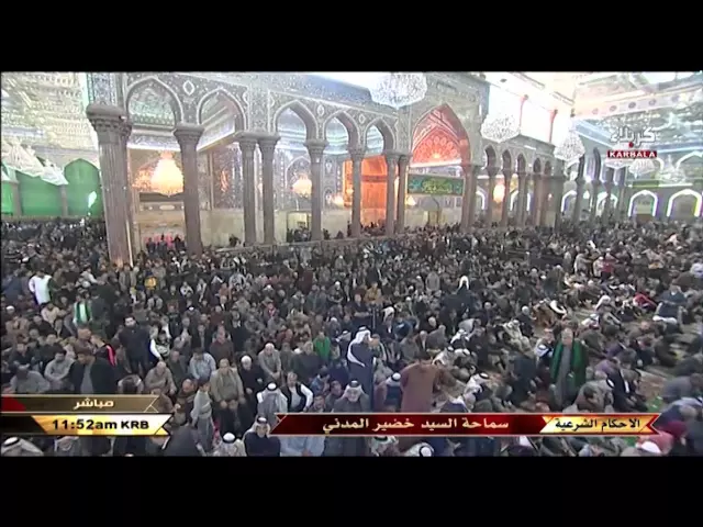 ⁣السيد خضير المدني _ هل يجوز اعطاء سهم الساده الى الحشد الشعبي