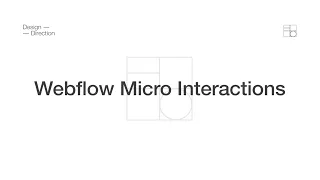 Webflow Micro Interactions - Daily Direction Part 06 Toggle