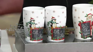 Lenox Set of 2 Holiday Heat-Changing Porcelain Mugs on QVC