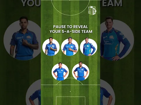 Reveal your ⚽️ team in the comments 👀💙 | #MumbaiIndians #OneFamily