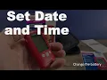 CVS Advanced Blood Glucose meter set date time replace battery