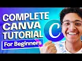 Learn Canva in 25 Minutes How to Use Canva for Beginners Full Canva Tutorial 2022