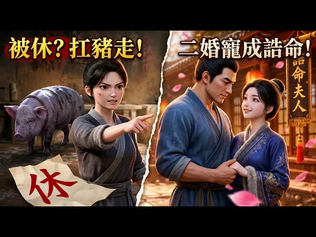 被休當日,悍婦削了惡婆婆頭髮扛豬走人!二婚閃嫁沉默獵戶,竟被寵成誥命夫人!前夫凍死街頭,才知相公已暗戀她多年