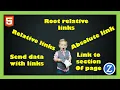 Introduction to anchor tags HTML links the HREF attribute Nav-1