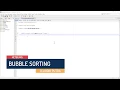 TUTORIAL BUBBLE SORT DI NETBEANS
